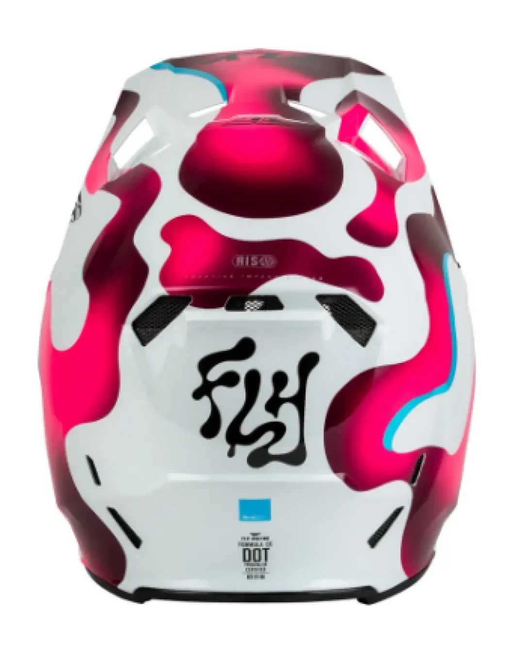 Мотокрос каска FLY RACING Formula CC Vibe - White/Pink/Blue