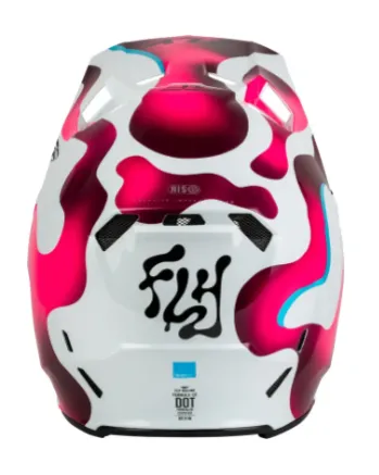 Мотокрос каска FLY RACING Formula CC Vibe - White/Pink/Blue