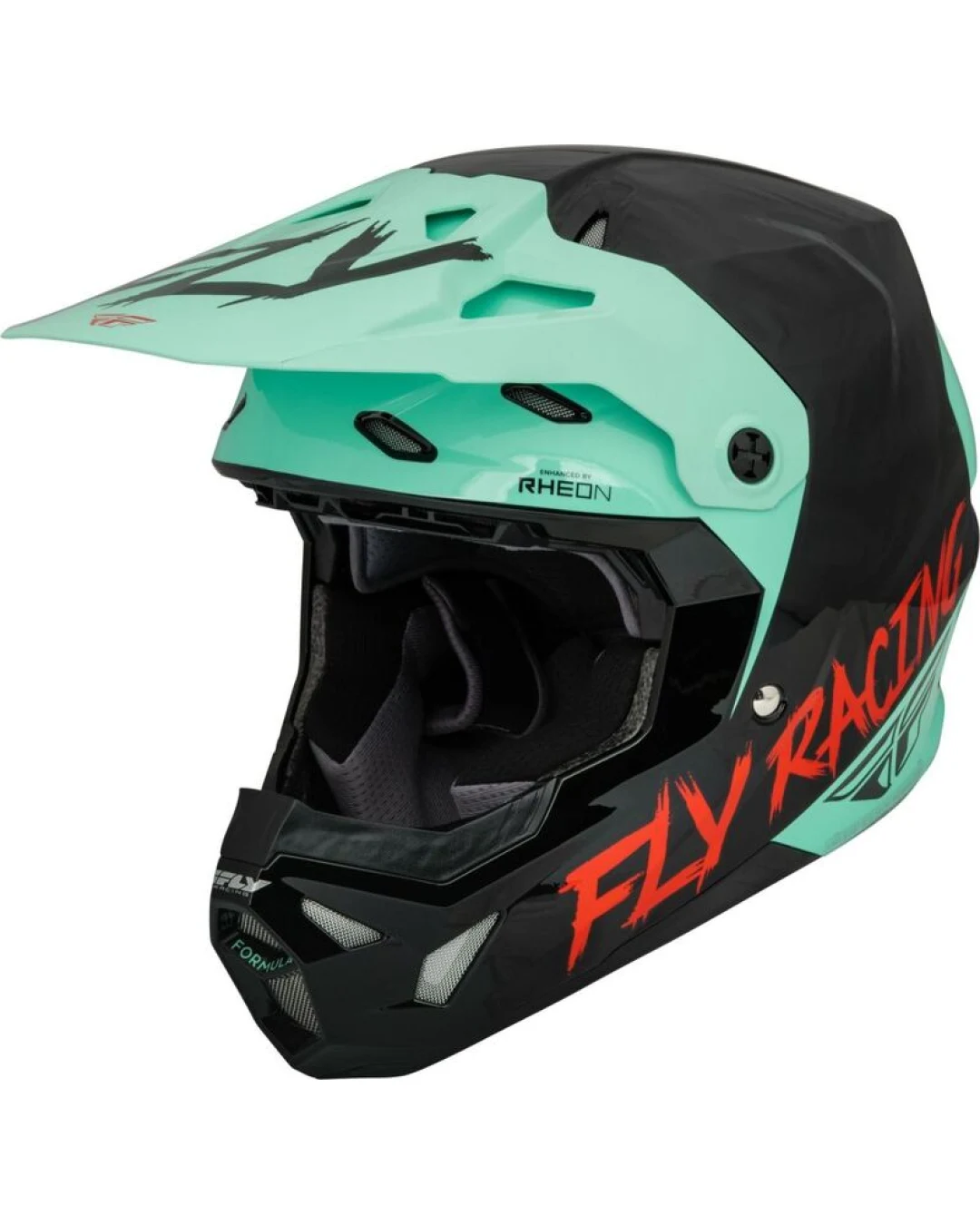 Мотокрос каска FLY RACING Formula CP- Black/Mint/Red