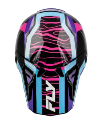 Мотокрос каска FLY RACING Formula CP Charge - Black/Purple/Pink/Blue