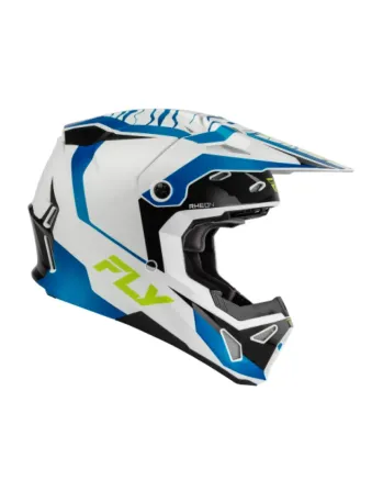 Мотокрос каска FLY RACING Formula CP Charge -White/Blue/Black