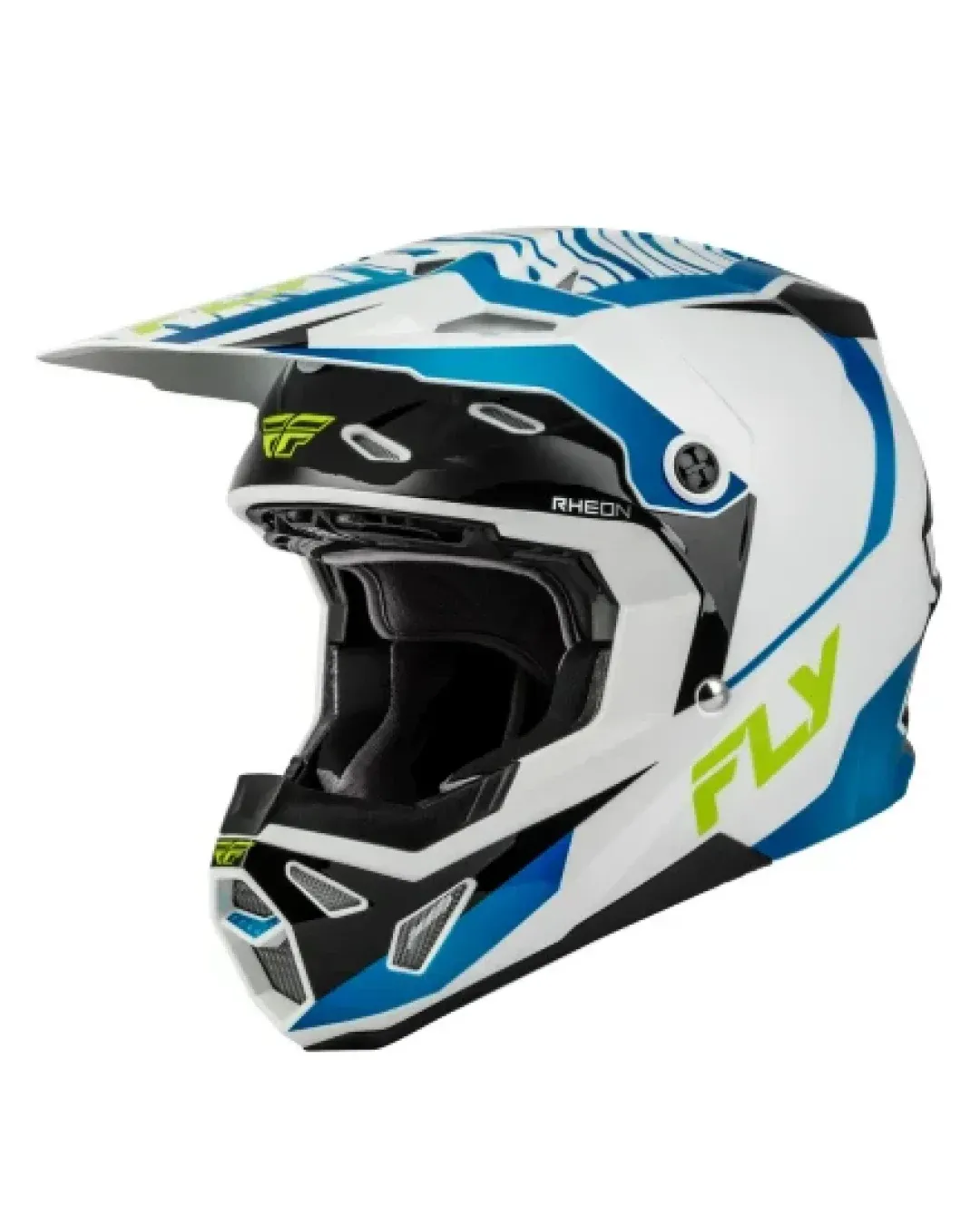 Мотокрос каска FLY RACING Formula CP Charge -White/Blue/Black