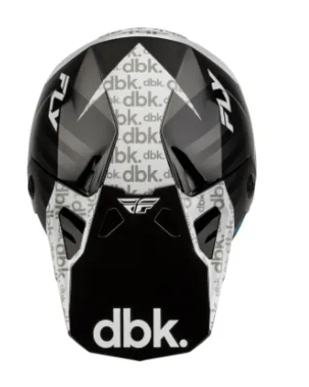 Мотокрос каска FLY RACING Formula CP DBK - Black/White/Grey