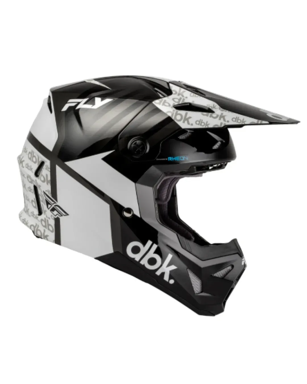 Мотокрос каска FLY RACING Formula CP DBK - Black/White/Grey