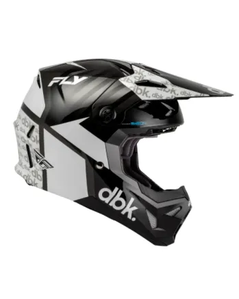 Мотокрос каска FLY RACING Formula CP DBK - Black/White/Grey