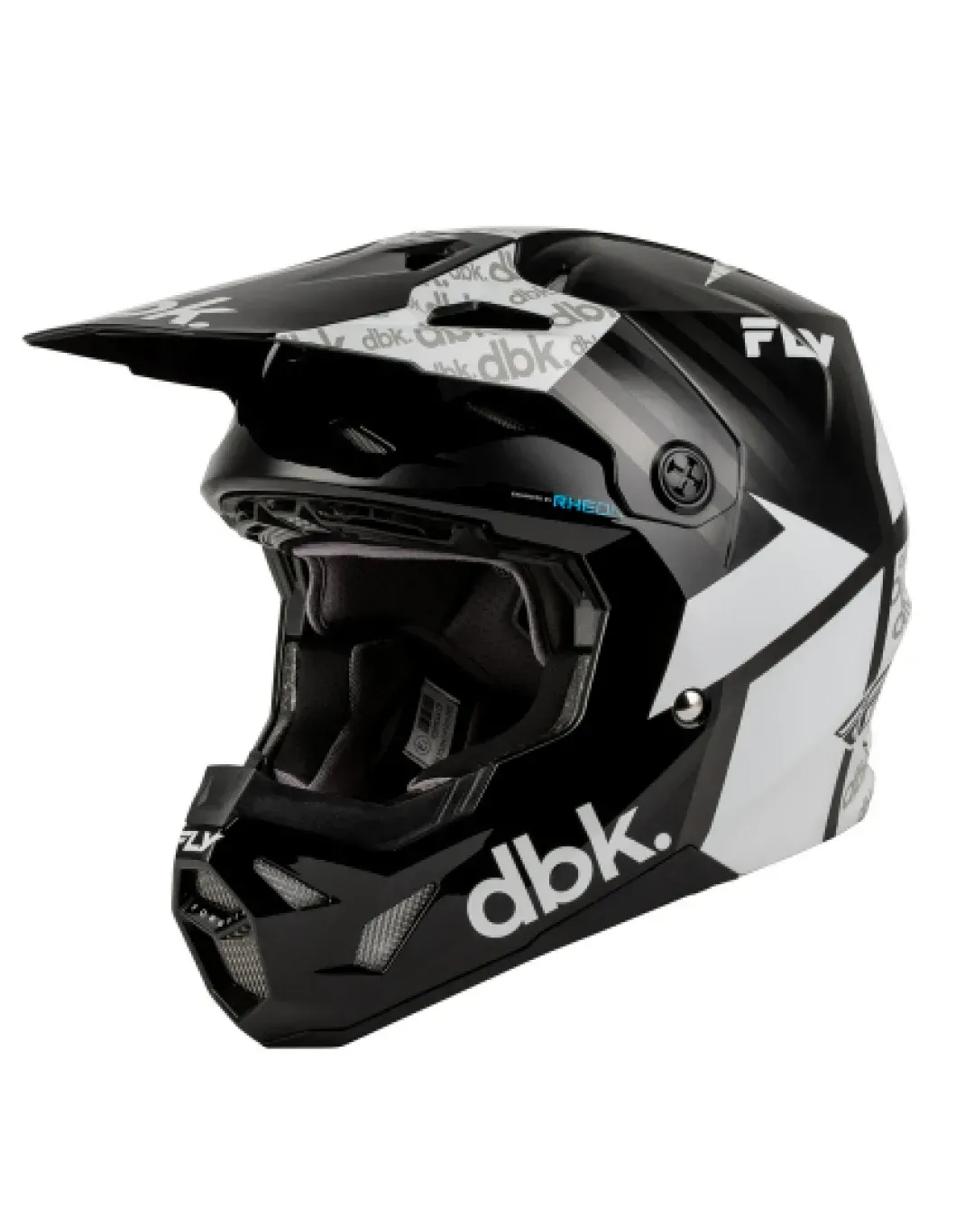Мотокрос каска FLY RACING Formula CP DBK - Black/White/Grey