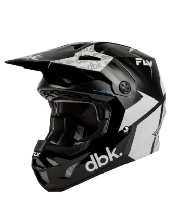 Мотокрос каска FLY RACING Formula CP DBK - Black/White/Grey
