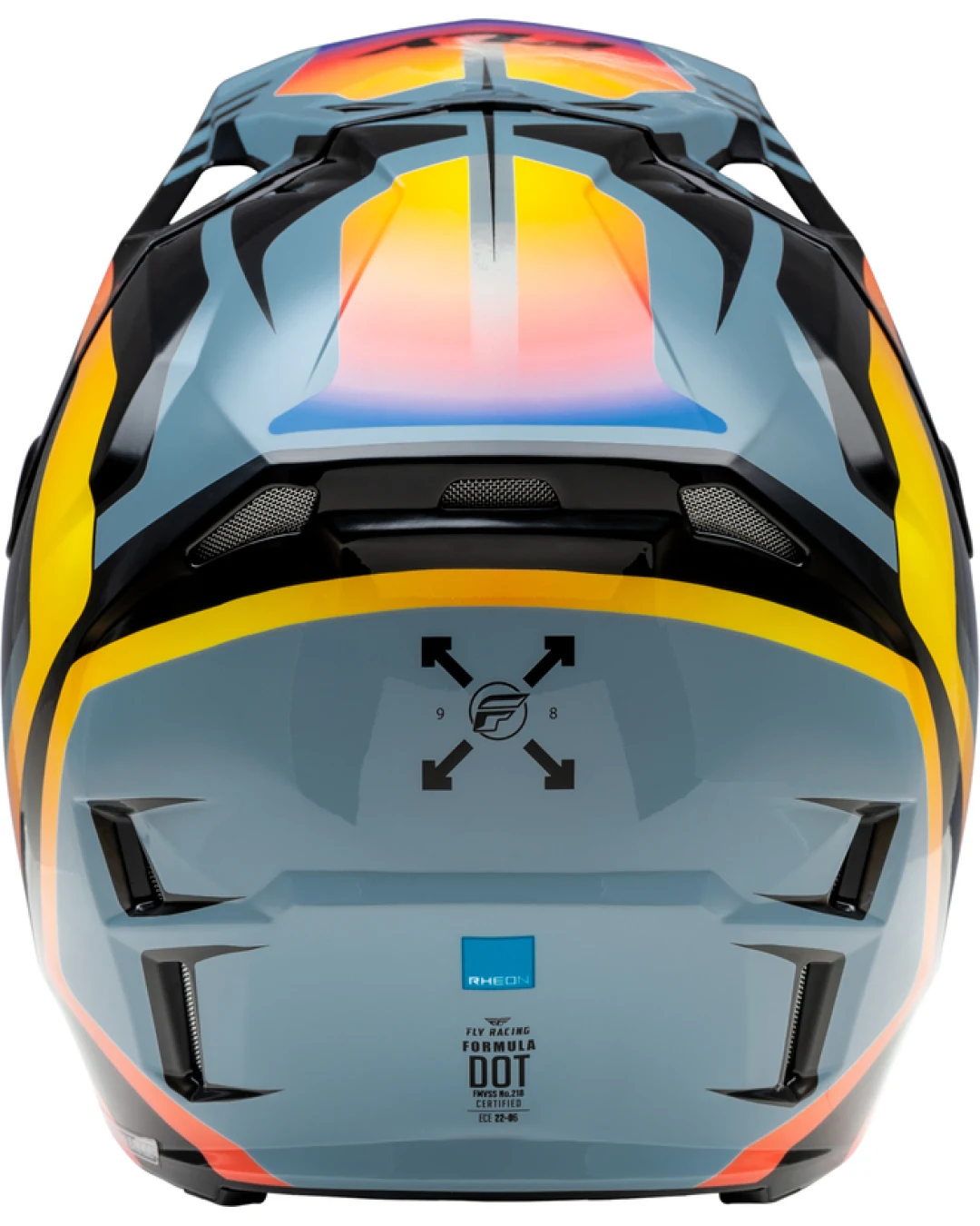 Мотокрос каска FLY RACING Formula CP Krypton - Grey/Black/Electric Fade