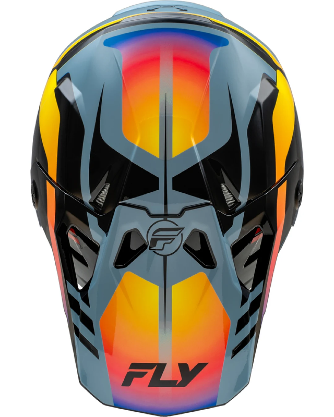 Мотокрос каска FLY RACING Formula CP Krypton - Grey/Black/Electric Fade