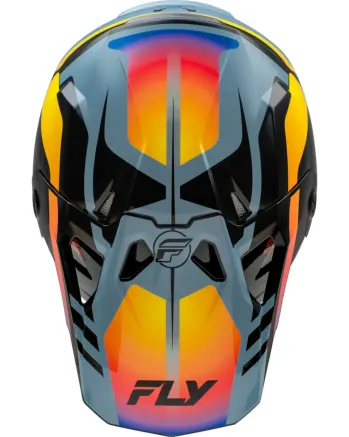 Мотокрос каска FLY RACING Formula CP Krypton - Grey/Black/Electric Fade
