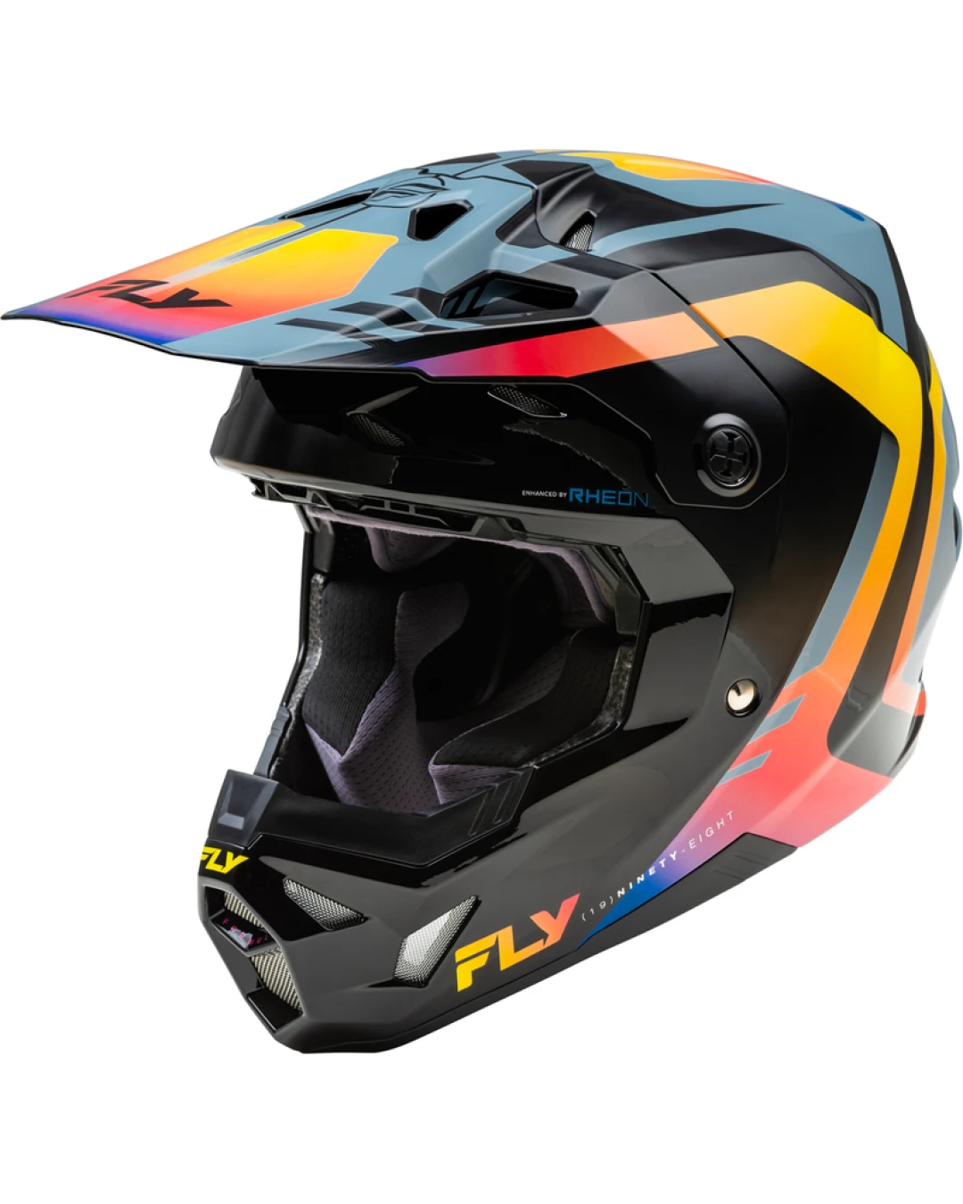 Мотокрос каска FLY RACING Formula CP Krypton - Grey/Black/Electric Fade