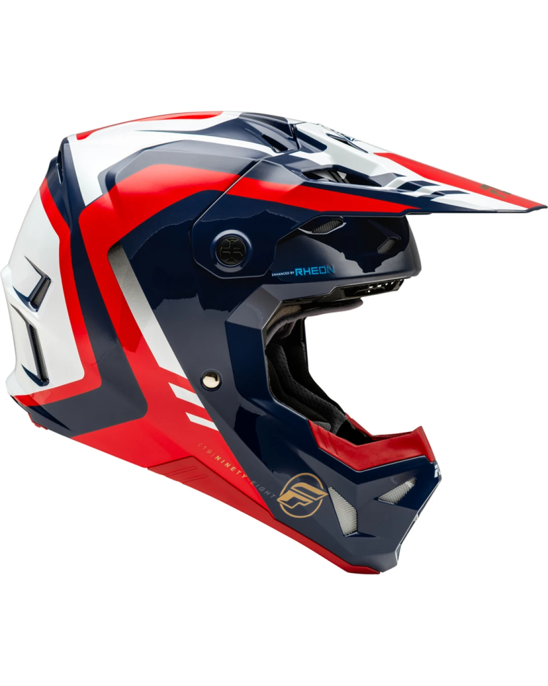 Мотокрос каска FLY RACING Formula CP Krypton - Red/White/Navy