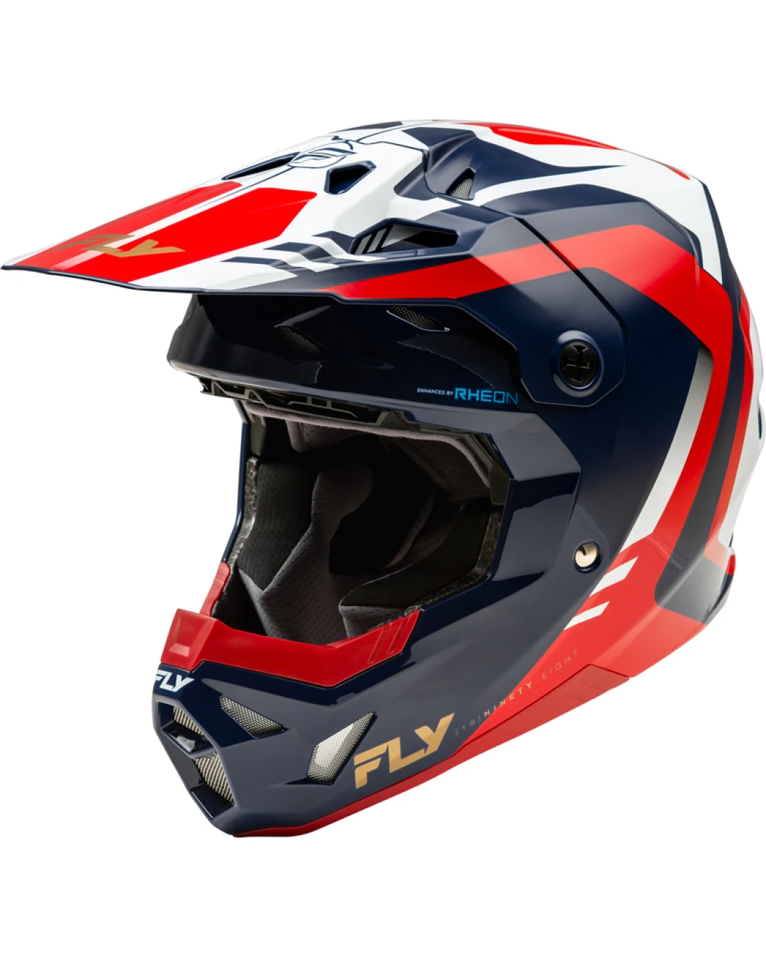Мотокрос каска FLY RACING Formula CP Krypton - Red/White/Navy