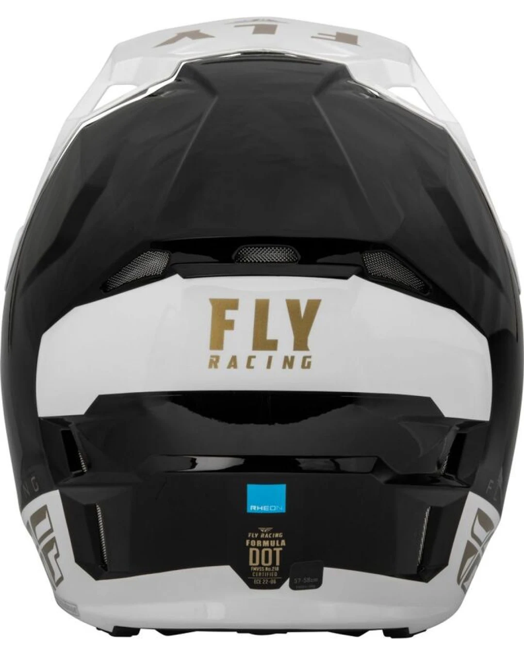 Мотокрос каска FLY RACING Formula CP Slant- Black/White/Gold