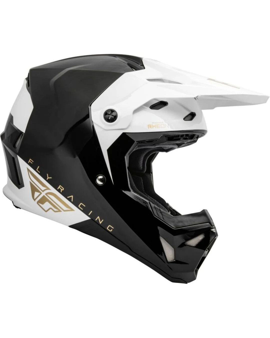 Мотокрос каска FLY RACING Formula CP Slant- Black/White/Gold