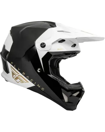 Мотокрос каска FLY RACING Formula CP Slant- Black/White/Gold