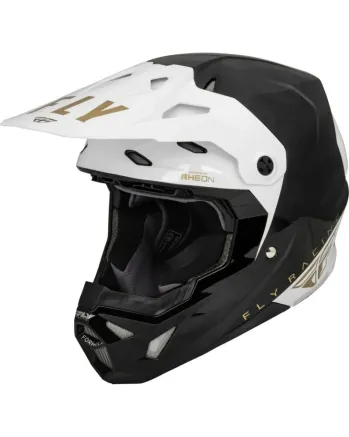 Мотокрос каска FLY RACING Formula CP Slant- Black/White/Gold