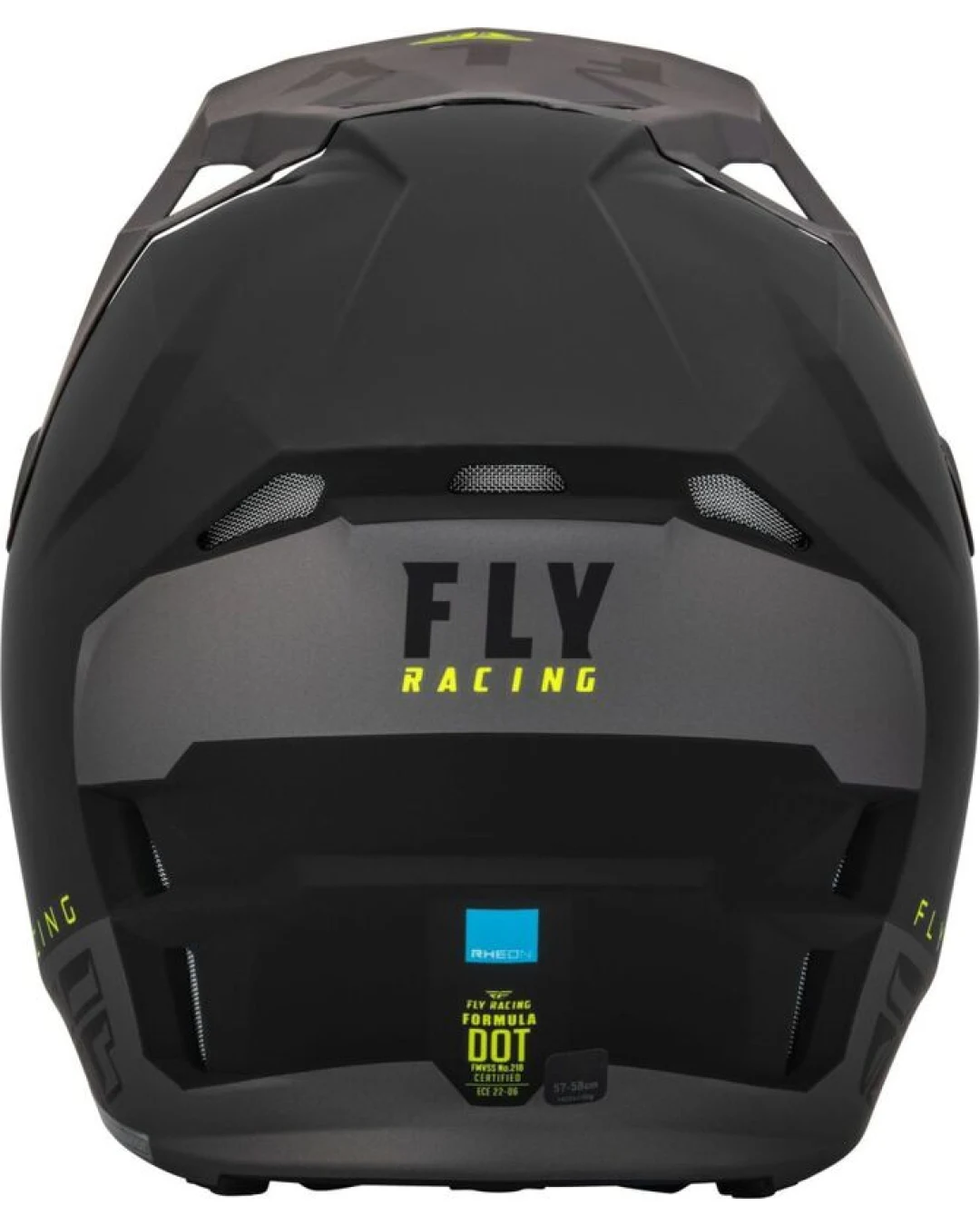 Мотокрос каска FLY RACING Formula CP Slant- Matte Black/Grey/Hi-Vis