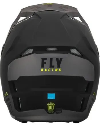 Мотокрос каска FLY RACING Formula CP Slant- Matte Black/Grey/Hi-Vis