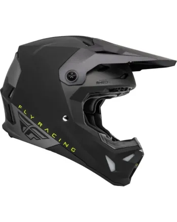 Мотокрос каска FLY RACING Formula CP Slant- Matte Black/Grey/Hi-Vis