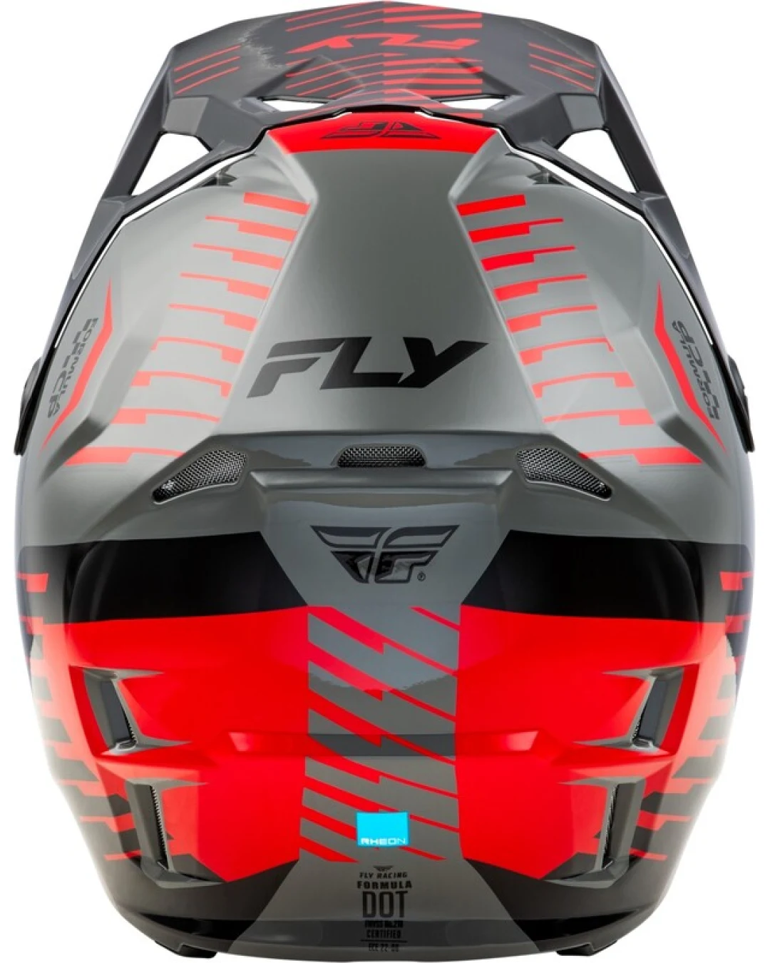 Мотокрос каска FLY RACING Formula CP Slice - Grey/Red/Black 2025