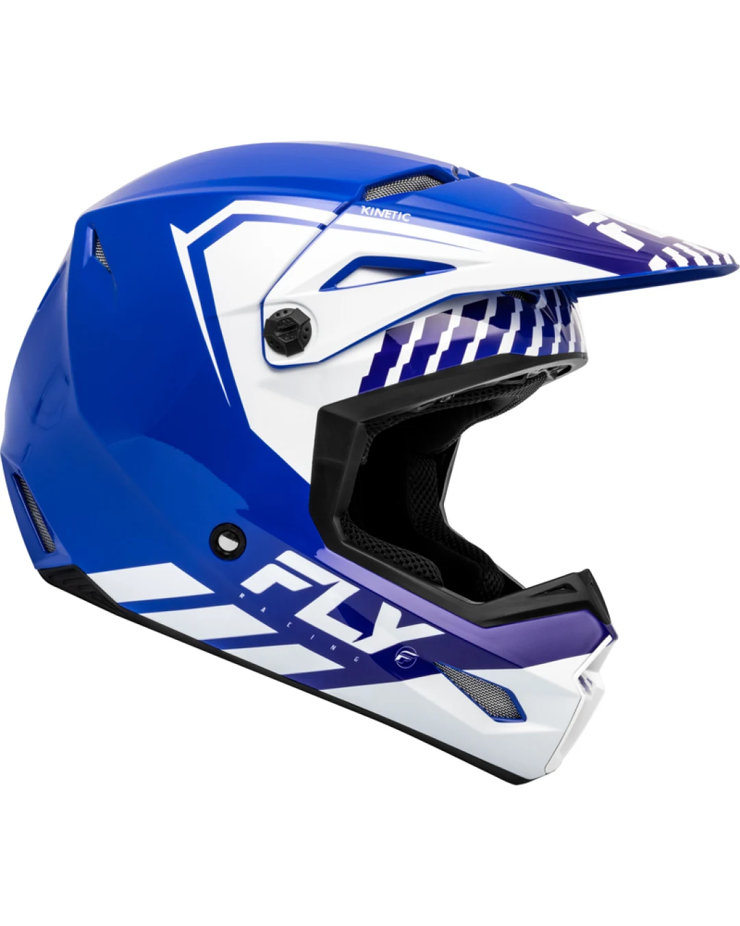 Мотокрос каска FLY RACING Formula Kinetic Menace - Blue/White