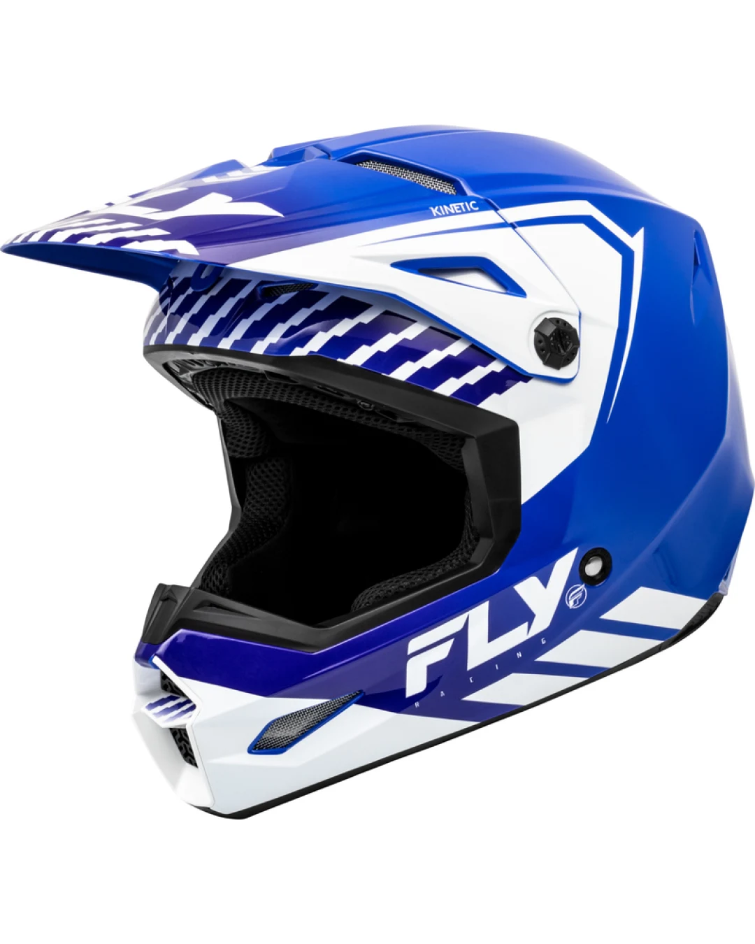 Мотокрос каска FLY RACING Formula Kinetic Menace - Blue/White