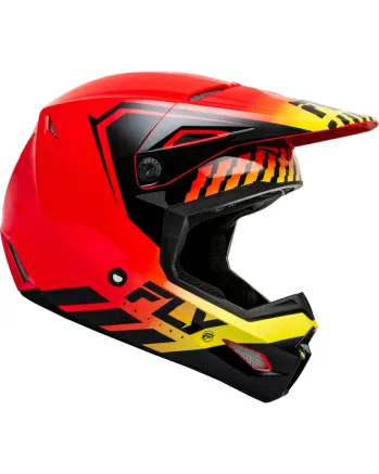 Мотокрос каска FLY RACING Formula Kinetic Menace - Red/Black/Yellow