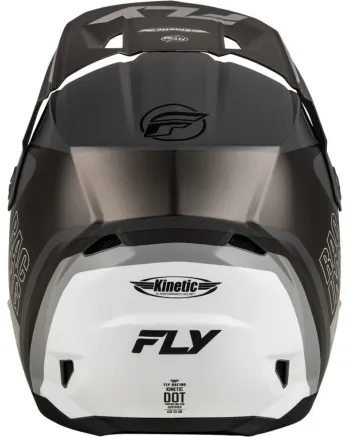 Мотокрос каска FLY RACING Formula Kinetic Rally-Matte Grey/Black/White 2025