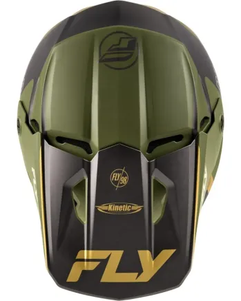 Мотокрос каска FLY RACING Formula Kinetic Rally-Matte Moss Grey/Khaki/Off-Whitee 2025