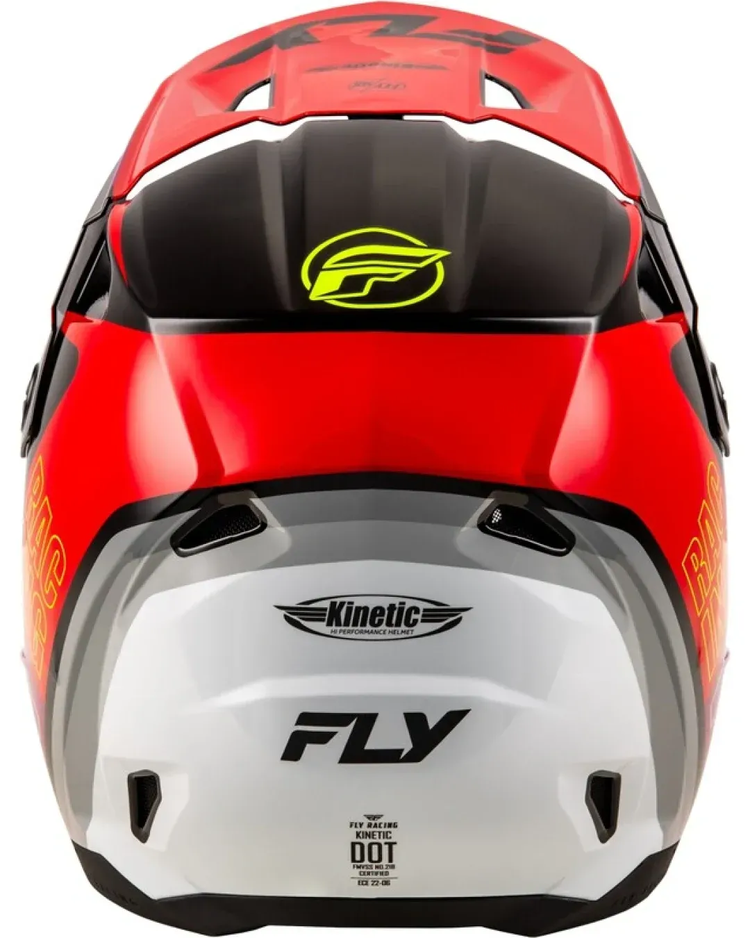 Мотокрос каска FLY RACING Formula Kinetic Rally-Red/Black/White 2025