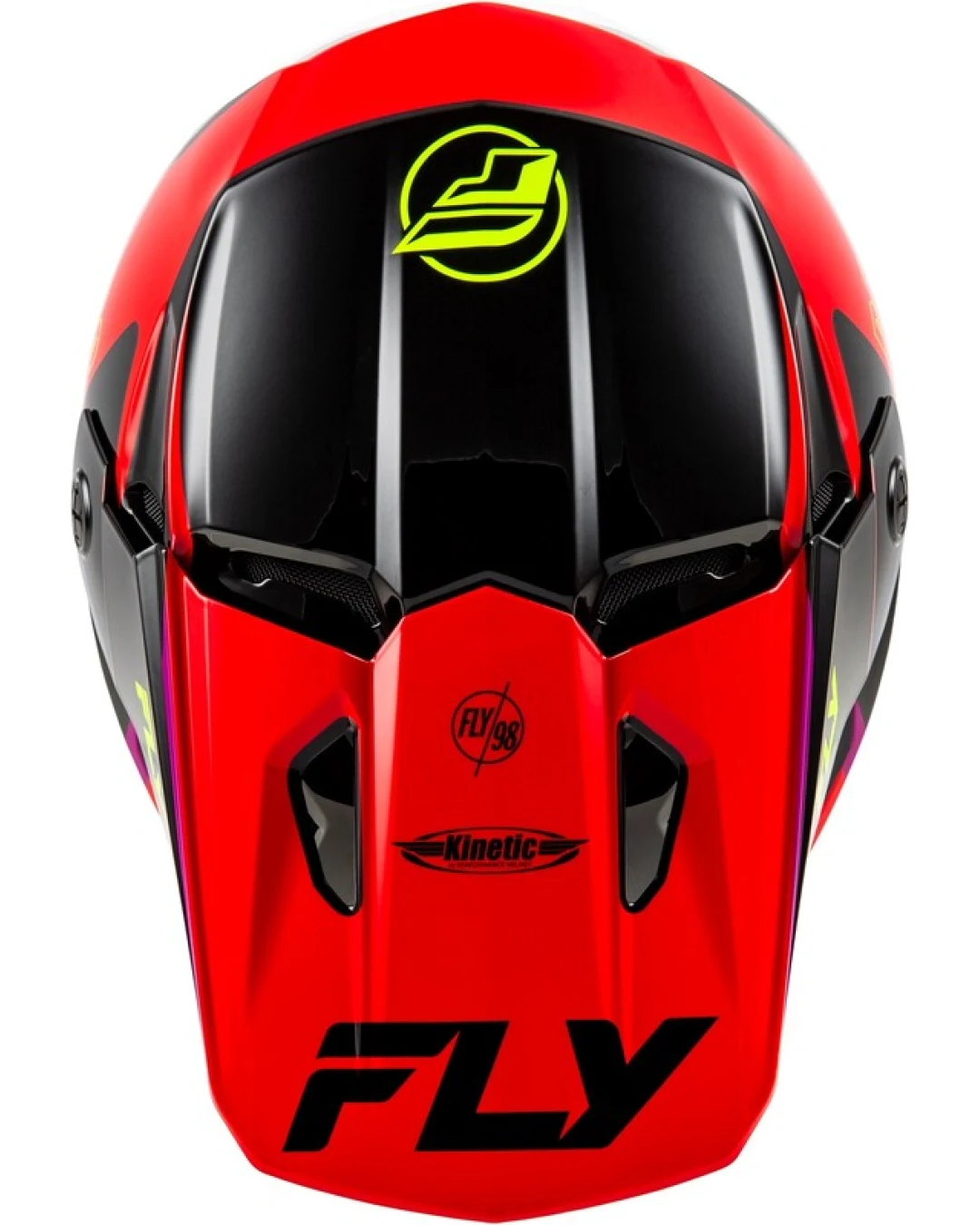 Мотокрос каска FLY RACING Formula Kinetic Rally-Red/Black/White 2025