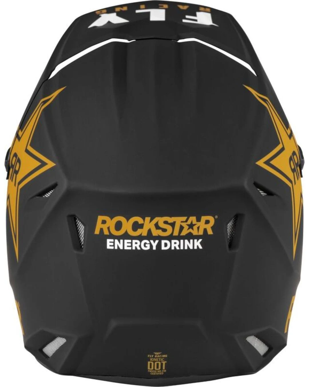 Мотокрос каска FLY RACING Formula Kinetic Rockstar - Matte Black/Gold