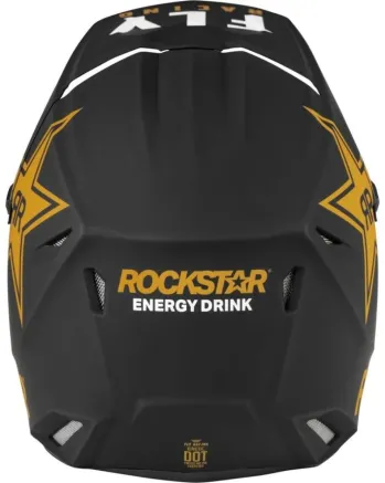 Мотокрос каска FLY RACING Formula Kinetic Rockstar - Matte Black/Gold