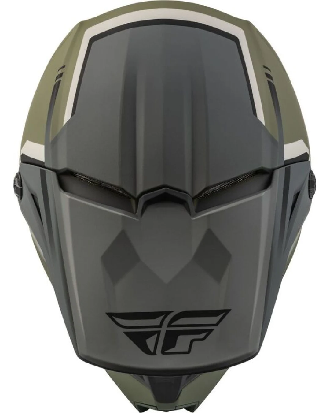 Мотокрос каска FLY RACING Formula Kinetic Vision-Olive Green/Grey