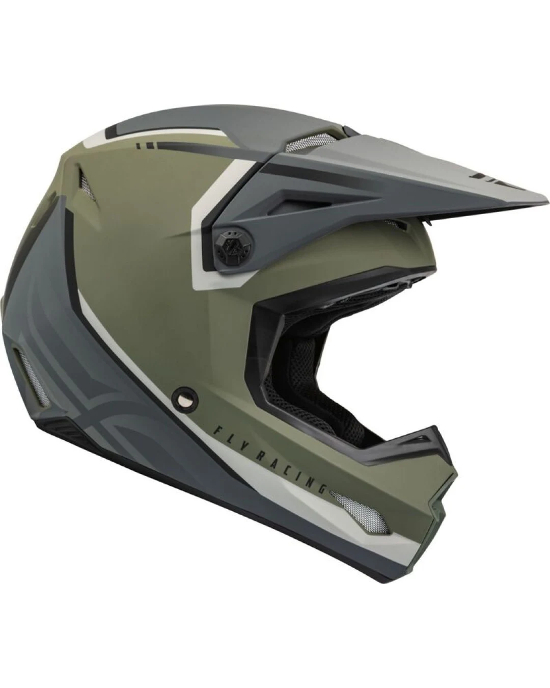 Мотокрос каска FLY RACING Formula Kinetic Vision-Olive Green/Grey