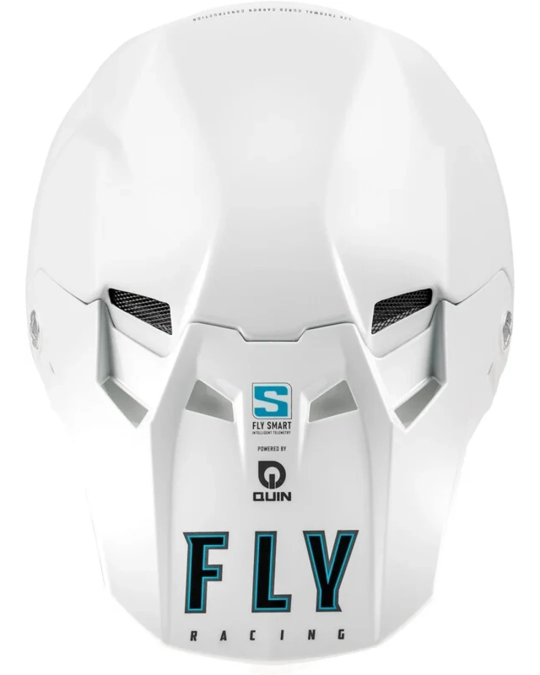 Мотокрос каска FLY RACING Formula S Carbon Solid Helmet - White 2025