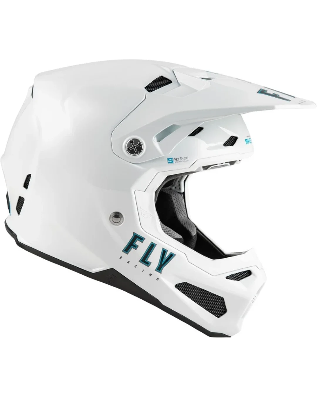 Мотокрос каска FLY RACING Formula S Carbon Solid Helmet - White 2025