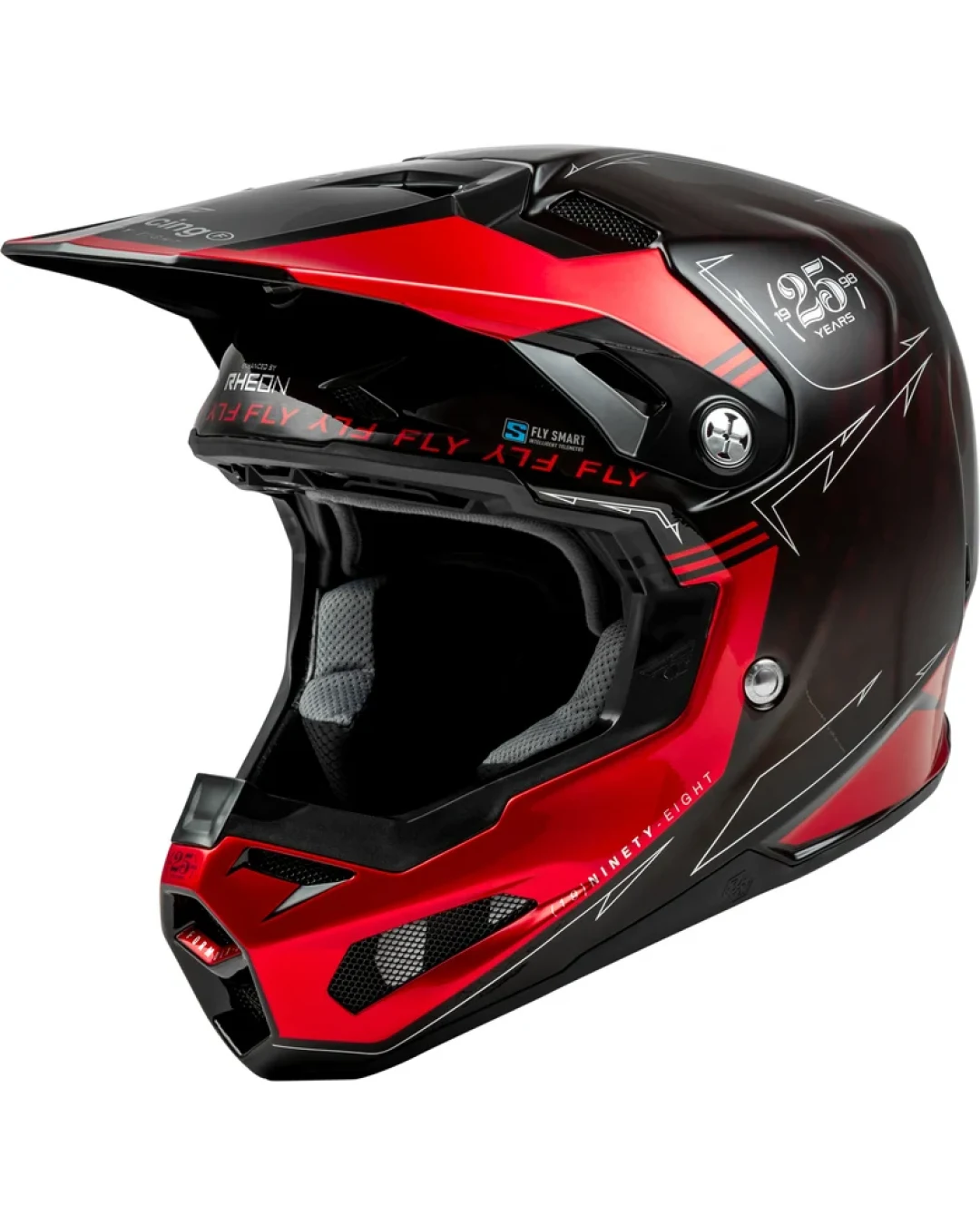 Мотокрос каска FLY RACING Formula Smart Carbon Legacy-Red/Black