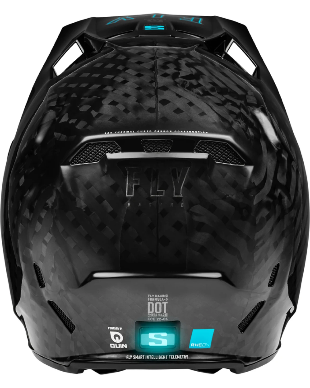 Мотокрос каска FLY RACING Formula Smart Carbon Solid Helmet - Black