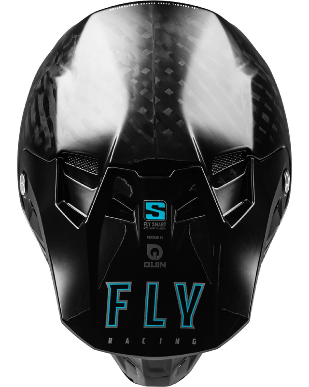 Мотокрос каска FLY RACING Formula Smart Carbon Solid Helmet - Black