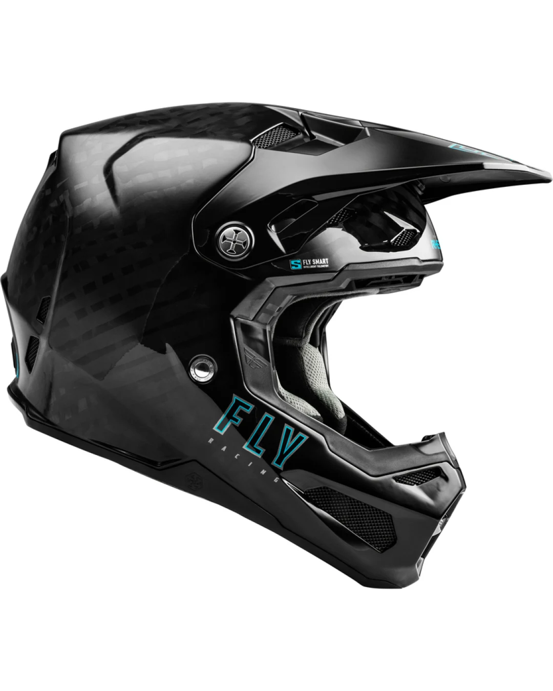 Мотокрос каска FLY RACING Formula Smart Carbon Solid Helmet - Black