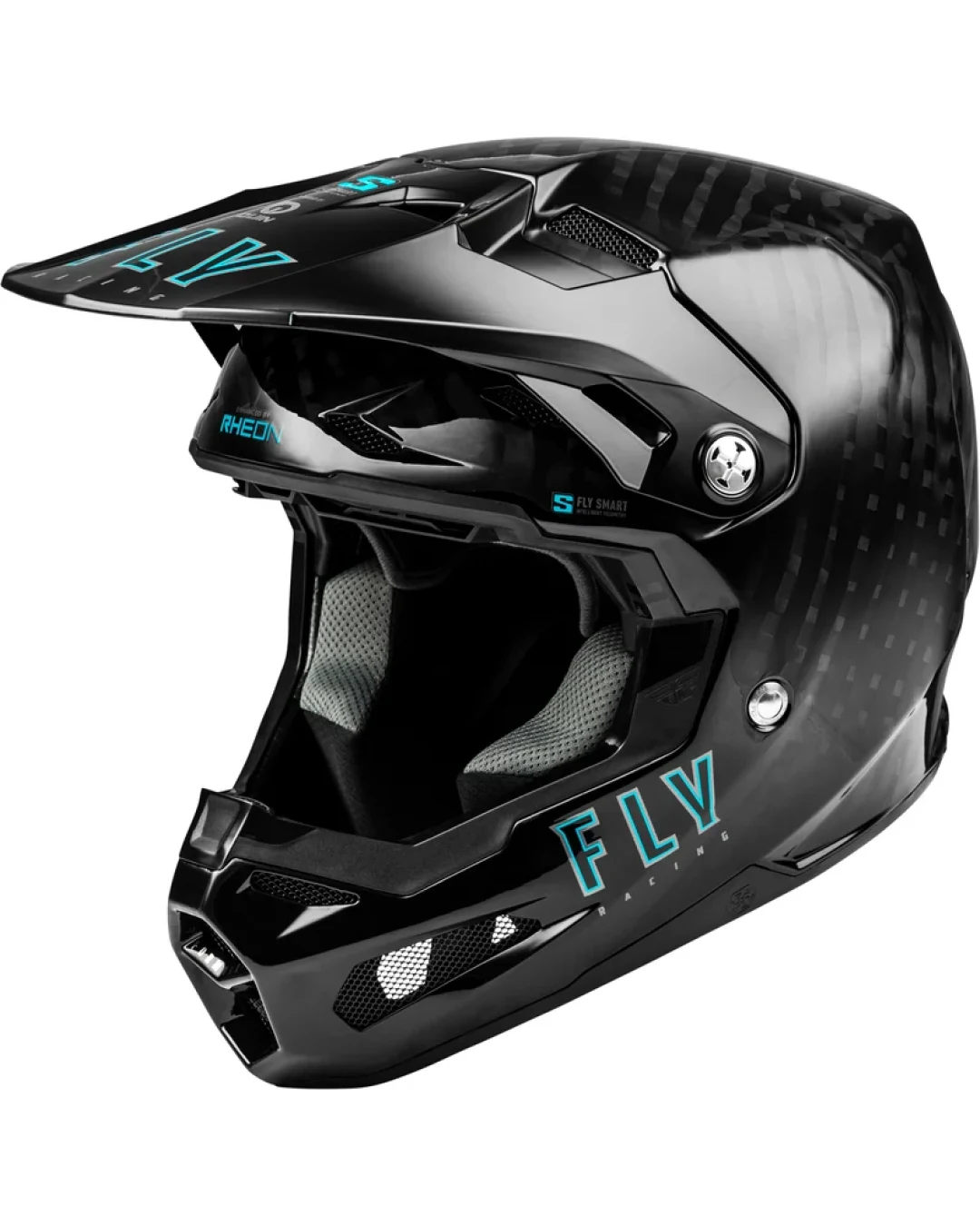 Мотокрос каска FLY RACING Formula Smart Carbon Solid Helmet - Black
