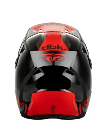 Мотокрос каска FLY RACING Kinetic DBK 27 - Black/Red/Grey