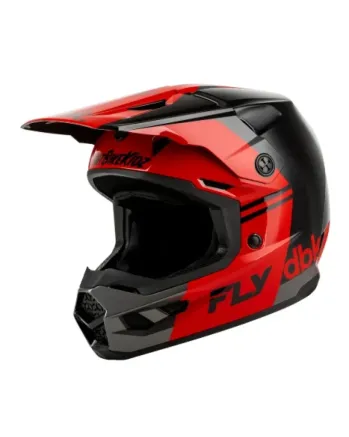 Мотокрос каска FLY RACING Kinetic DBK 27 - Black/Red/Grey