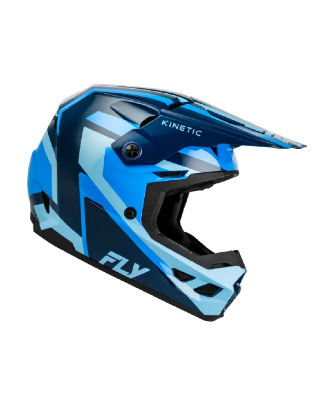 Мотокрос каска FLY RACING Kinetic Sync - Navy/Blue/Light Blue