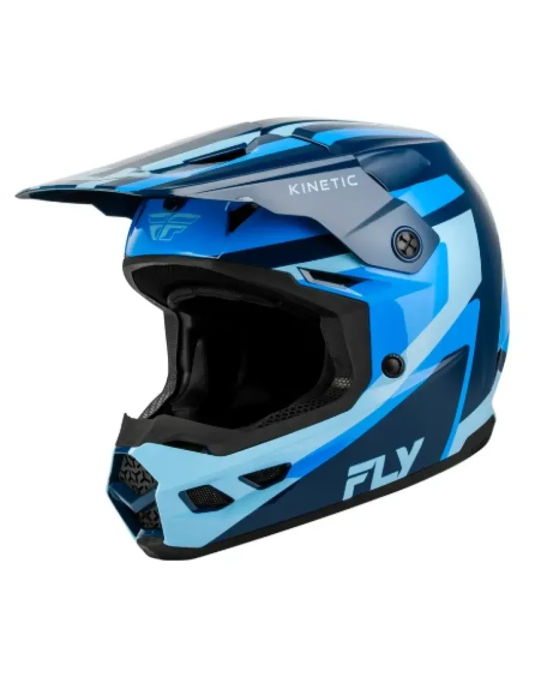 Мотокрос каска FLY RACING Kinetic Sync - Navy/Blue/Light Blue