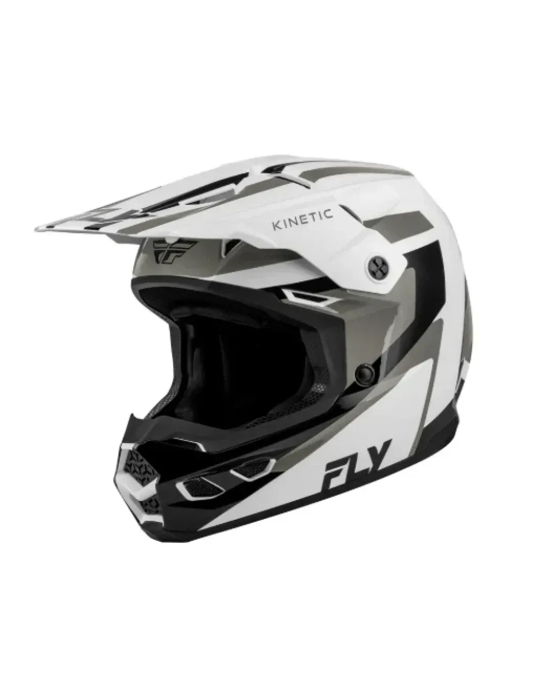 Мотокрос каска FLY RACING Kinetic Sync - White/Black/Grey