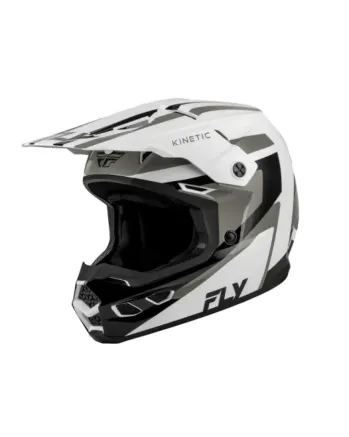 Мотокрос каска FLY RACING Kinetic Sync - White/Black/Grey