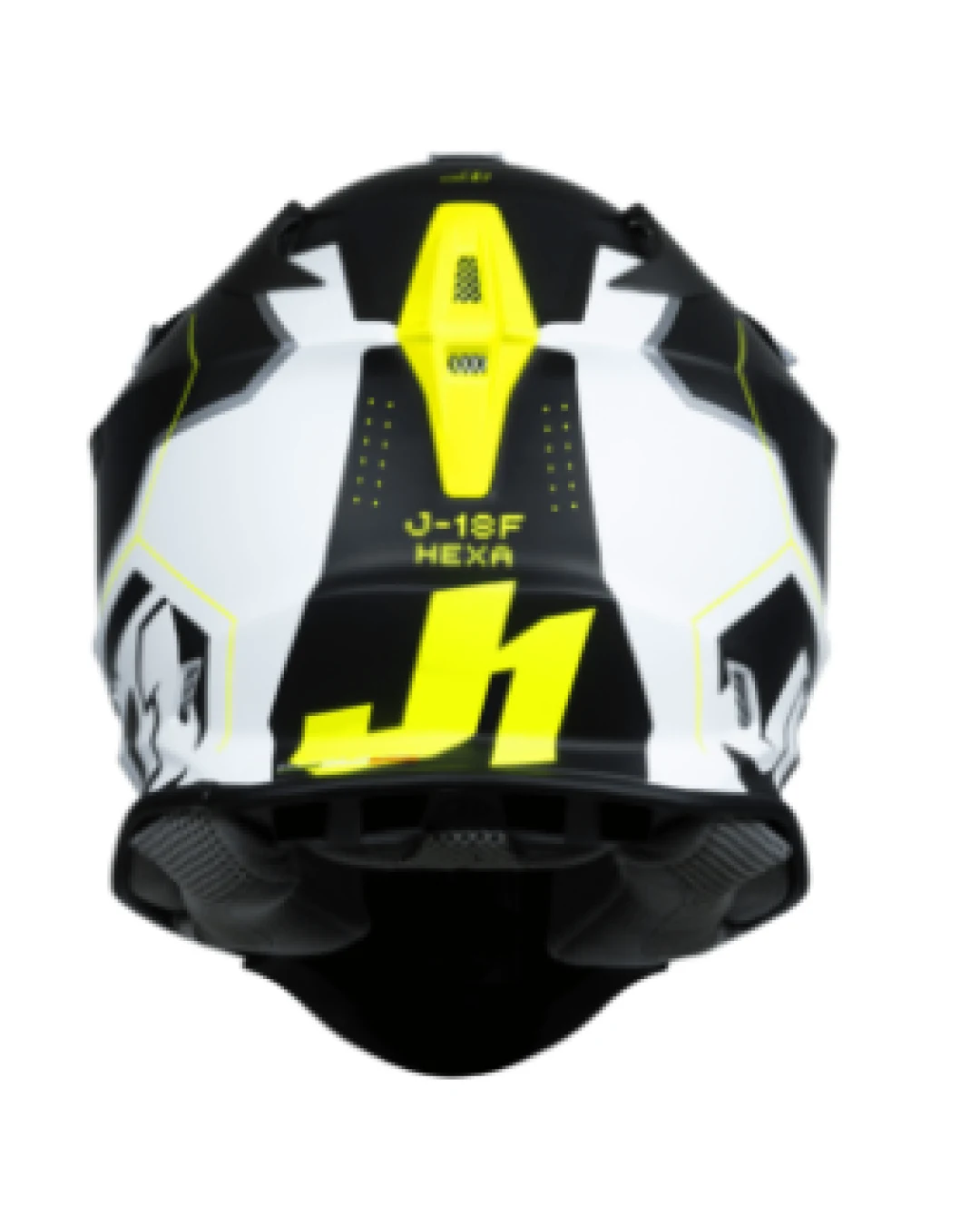 Mотокрос каска Just1 J-18 F Hexa Fluo Yellow/Black/White